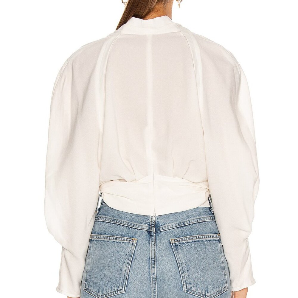 IRO Gasco Top White Blouse Size XS NWT - Picture 3 of 4
